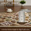 Tapis à motif floral en damier Boho-1107383688-1107383689