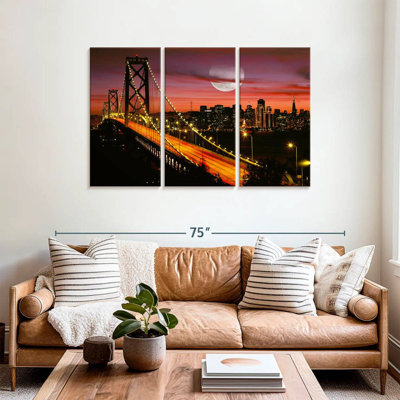 Lilie Moonlit San Francisco Bay Bridge
