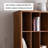 Simple solid wood shelf bookcase