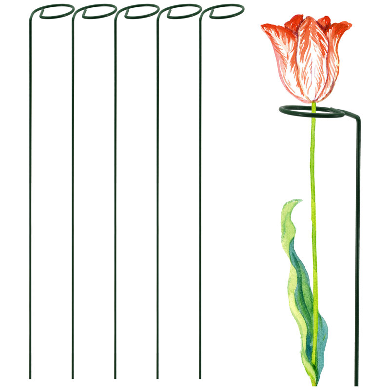 Ensemble de 5 fleurs, H 18 po x l 2 po x P 2 po