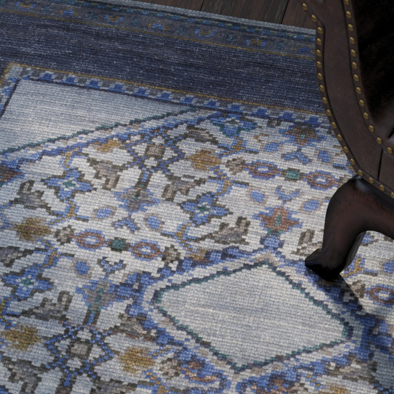 Moriarty Wool Oriental Indoor Rug, Rectangle 2' x 3'