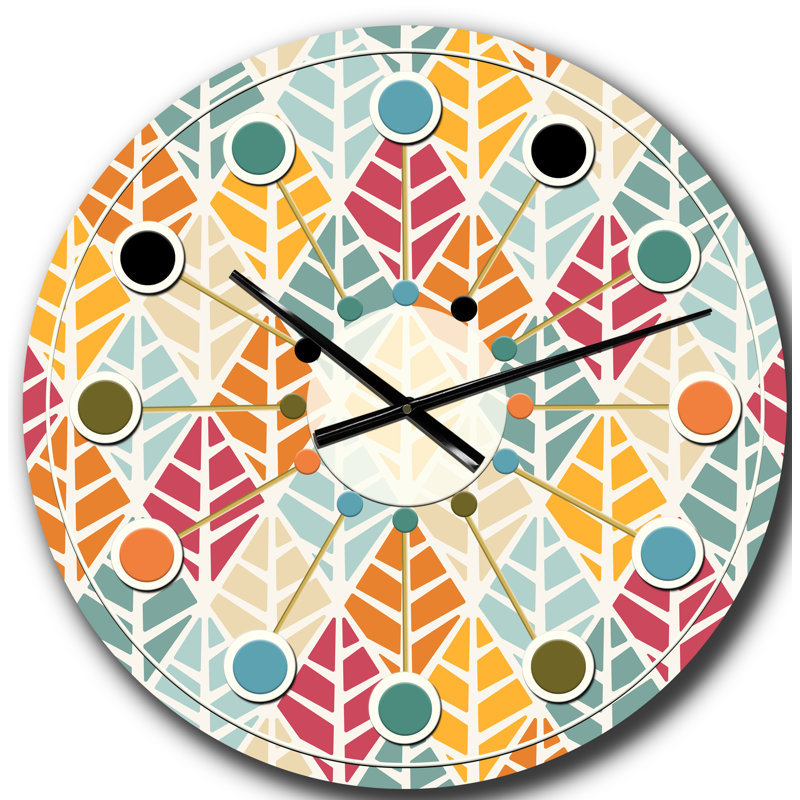 Horloge murale Diamond Mid-Century, Grand