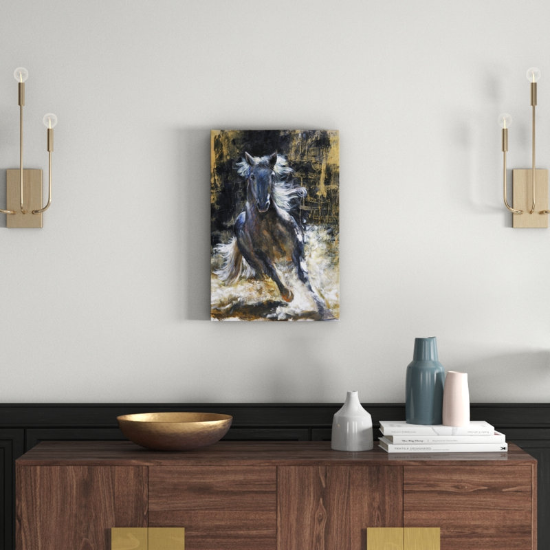 Alain Bonnec - Wrapped Canvas Painting, 61cm x 41cm x 3.81cm