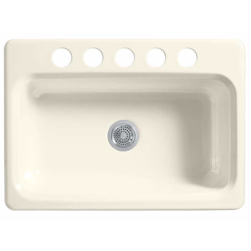 Évier de cuisine encastrable L 31 po x l 22 po Bakersfield ™, Amande