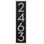 Floating Modern 3" Number Vertical Address Plaque (4 Digits)-435911256-435907216-435911494