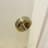 55-59"W X 72"H Frameless Double Sliding Shower Door, 304 Stainless Steel In Brushed Gold 5/16" (8Mm) Thick SGCC Tempered Clear Glass. Round Handle With NANO Easy Cleaning Coating.-122520507