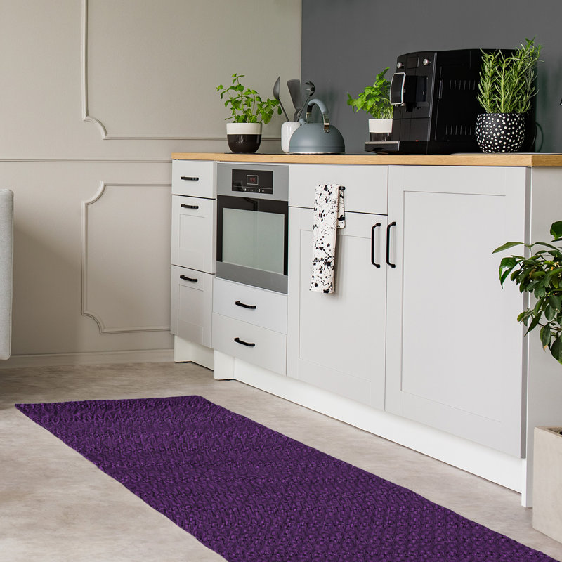 Chenille Geometric Indoor Rug, Runner 2'6" x 8'