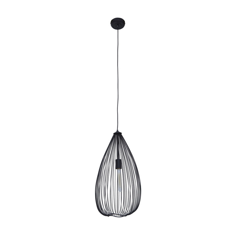 Krier 1 - Light Teardrop Pendant, Black