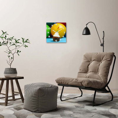 Glass Wall Clock
