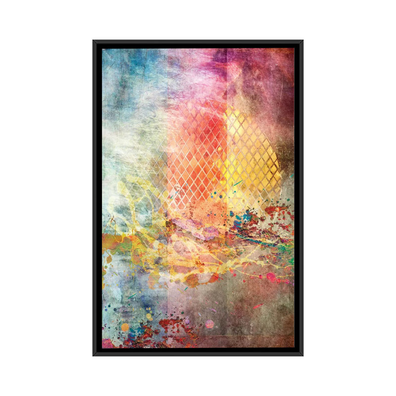 " Beyond The Sun " by Aimee Stewart, Black Framed Canvas, 48" H x 32" W x 1.5" D