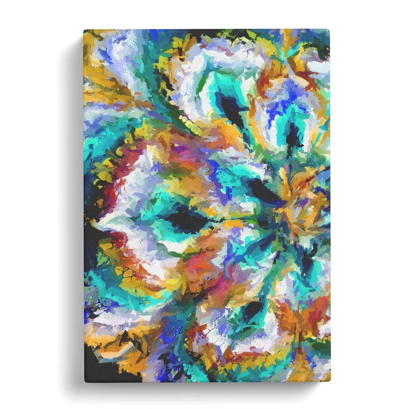 Escaping The Sea Abstract - Wrapped Canvas, 50cm H x 35cm W x 3cm D