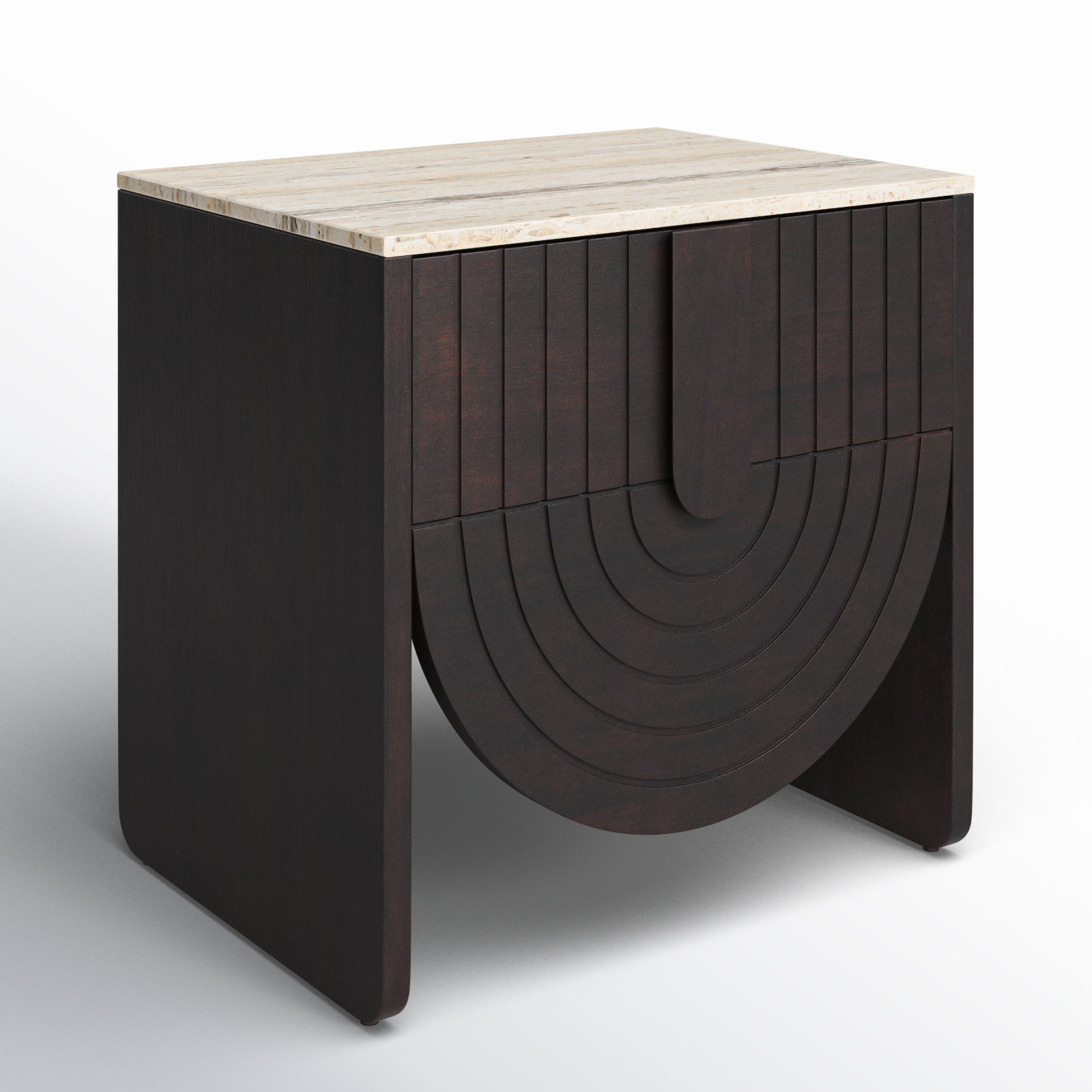 Berlin Novelty Acacia Nightstand
