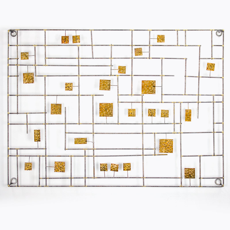 Traditional Abstract Wall Decor on Metal