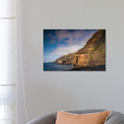 " Portugal, Azores, Sao Miguel Island, Ponta Da Ferraria Cliffs " by Walter Bibikow