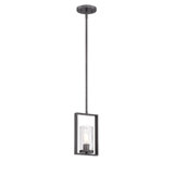Kuhle 1 - Light Charcoal Single Pendant