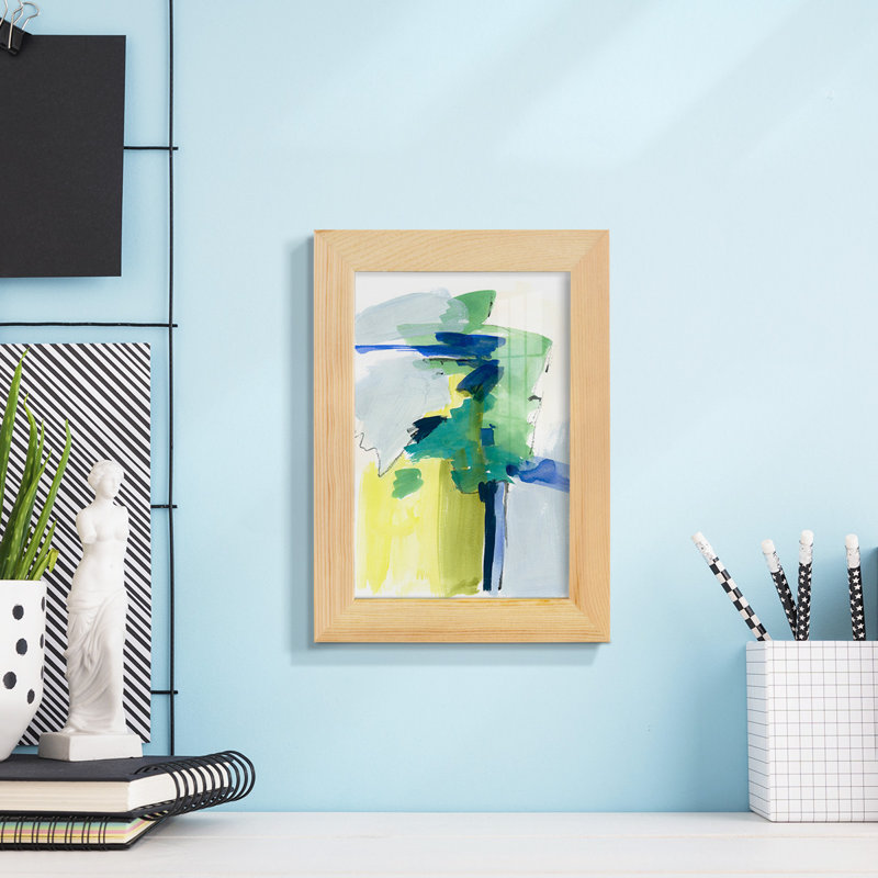 Gaelen Wicklow IV, reproduction d'art encadrée, H 6 po x l 4 po x P 1 po, Naturel
