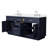 Beckett TK 72'' Double Bathroom Vanity with Quartz Top-99459468-99459471-124968318