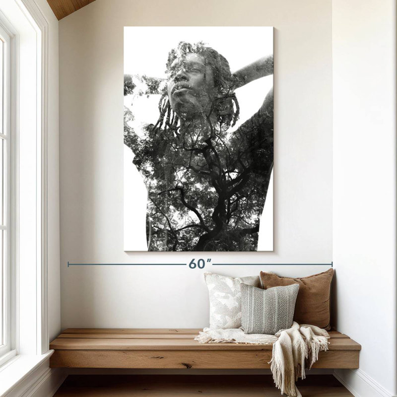 Portrait d'homme Leisha, H 51 po x l 34 po