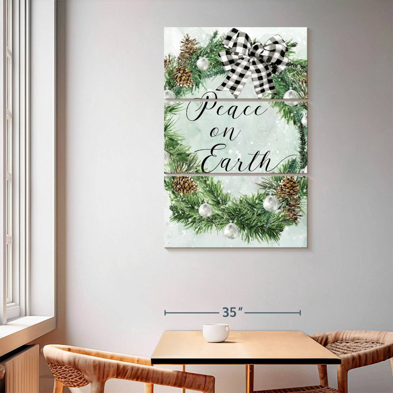 Couronne Tergel Peace On Earth, H 65 po x l 42 po
