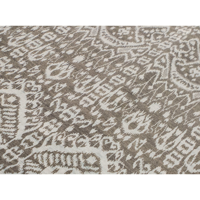 Hand Knotted Wool Geometric Area Rug