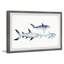 «Lemell 'Follow the Sharks», reproduction encadrée-1781428397