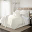 Ensemble de couvre-lit crème et 2 taies décoratives Larkspur-120659527