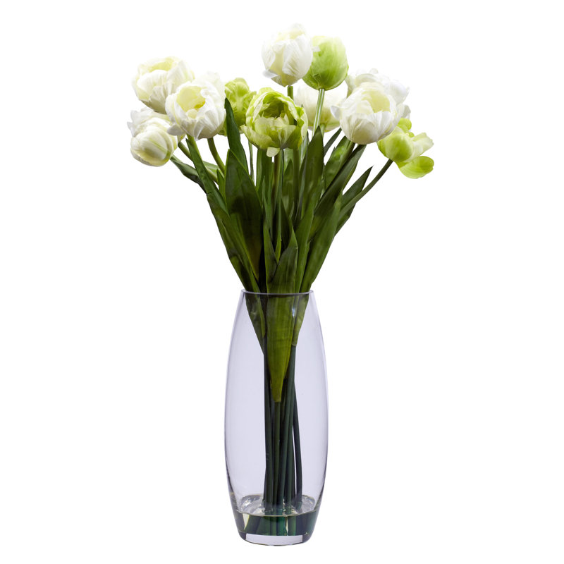 Pièce maîtresse de tulipes en vase