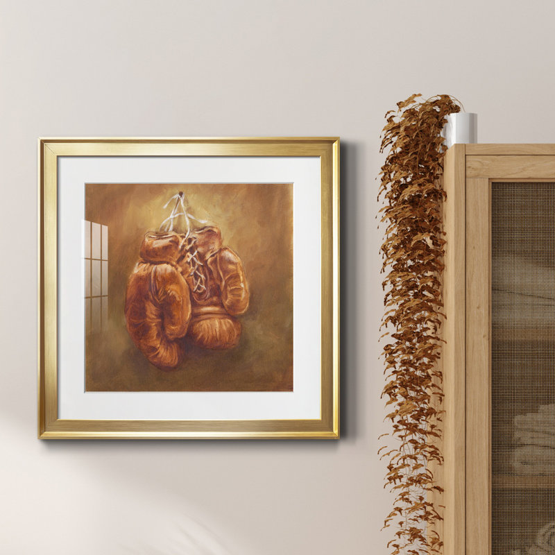 «Rustic Sports I», reproduction encadrée de qualité supérieure - prête à être accrochée, H 17,5 po x l 17,5 po x P 1,5 po