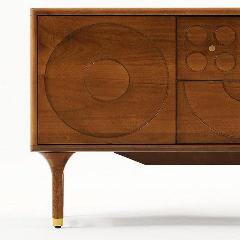 Armoire de rangement audiovisuelle moderne et multifonctionnelle, H 22,44 po x L 70,87 po x l 16,93 po