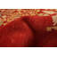 Tapis unique en laine noué à la main de style persan beige / rouge de 6 pi 1 po x 8 pi 8 po 18 po Andin de conception unique Andin