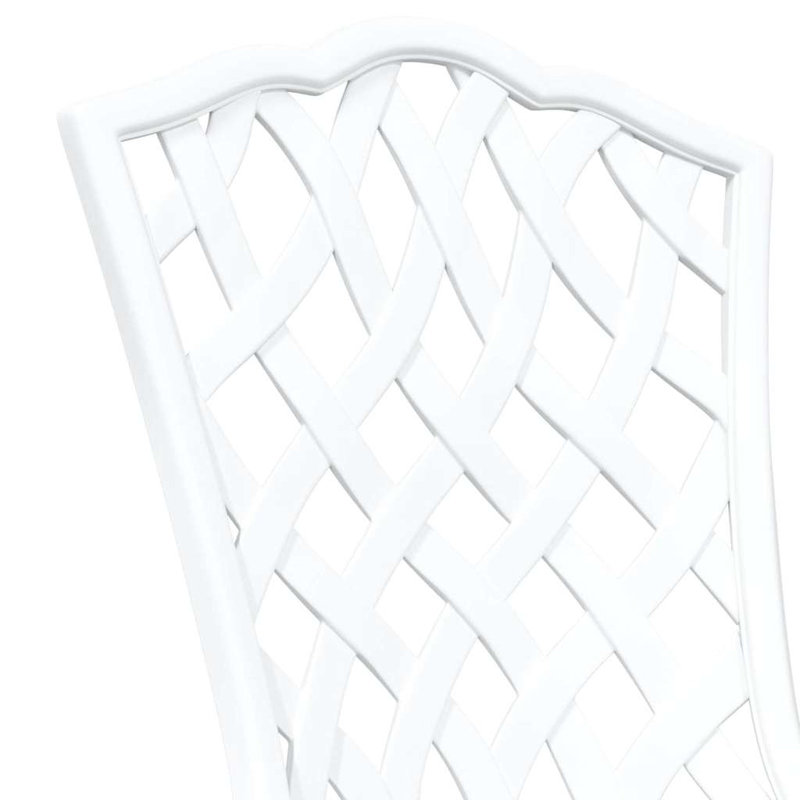 Patio Dining Side Chair, White