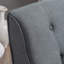 Fauteuil d'appoint avec coussins moelleux et dossier capitonné-280034730