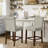 Upholstered Counter Stool With Nailhead Trim Set Of 2-1942007479