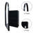 24X36 Inch Matte Black Metal Bathroom Cabinet, Recessed With Mirror And Adjustable Shelves, Space Design Storage Cabinet Mirror, Arched Recessed, Frame, Shelf Efficiency