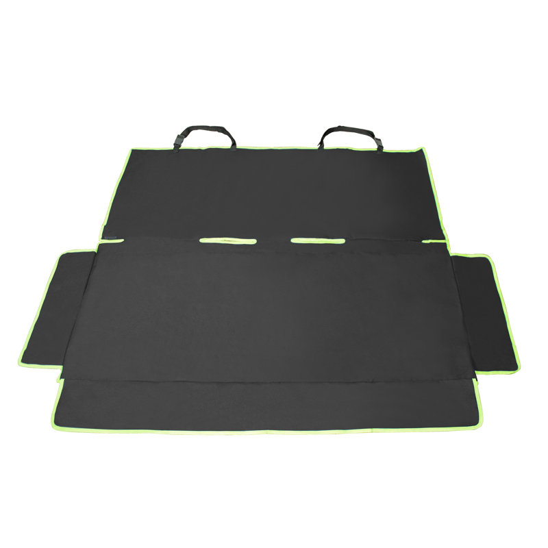 Housse de protection intégrale pour siège arrière Pet Life Open Road pour enfant, chat ou chien, noire., Noir