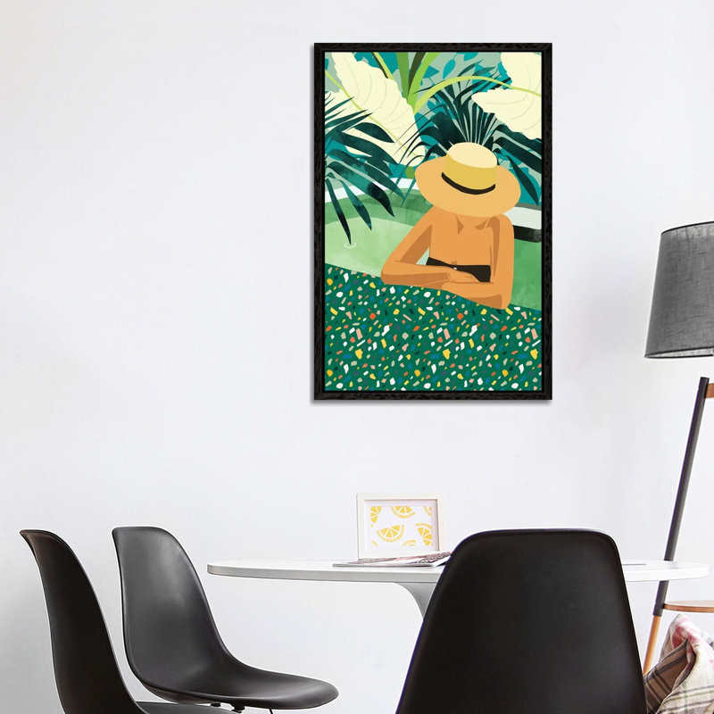 Chill - Print on Canvas, Black Framed, 152.5 cm H x 101.5 cm W