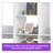 72"-108"Closet System With Drawers-574054470