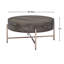 Table basse à tambour avec 1 tiroir seulement, sans chaises.