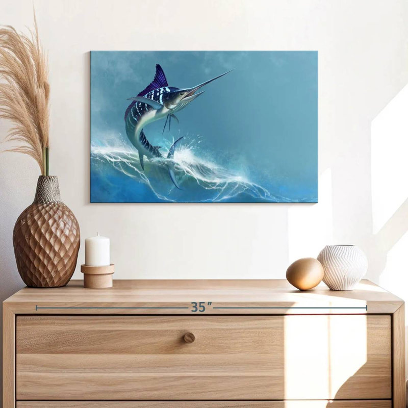 Marlin Jump, 16" H x 24" W