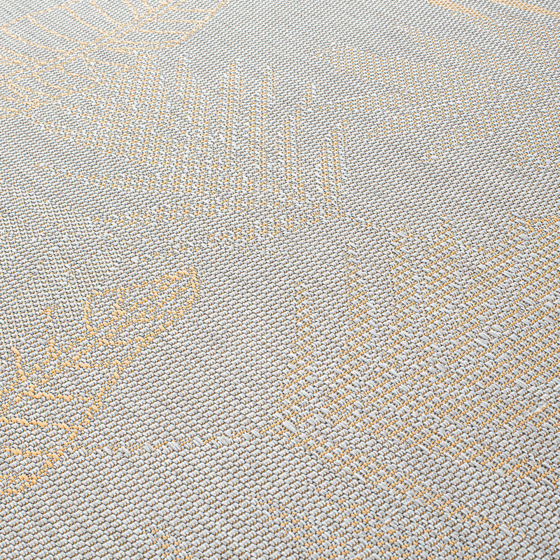 Floral Indoor / Outdoor Rug, Rectangle 5' x 7'