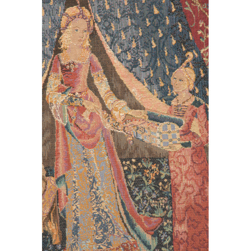 A Mon Seul Desir I Loom Woven Cotton Blend Wall Hanging, 44" H x 58" W