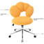 Chaise de bureau pivotante à 360 ° en tissu, réglable en hauteur, cinq pour faciliter le déplacement, coussin éponge haute densité, conception ergonomique, capacité de mobilité de 220 lb,