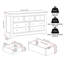 Adaleya 5 Drawer Chest-818791327