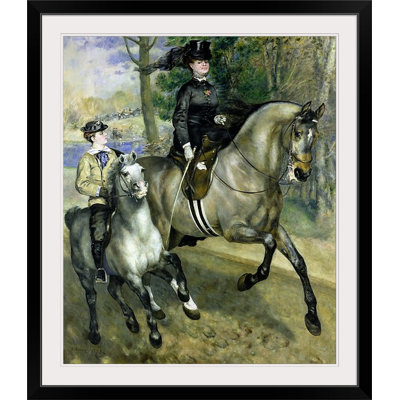 " Horsewoman in the Bois de Boulogne " by Pierre-Auguste Renoir Oil Print
