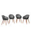 Fauteuil de patio en eucalyptus Alyisa-61539185