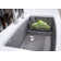 Performa Cascade SILGRANIT 32" Single Bowl Undermount Kitchen Sink with Colander