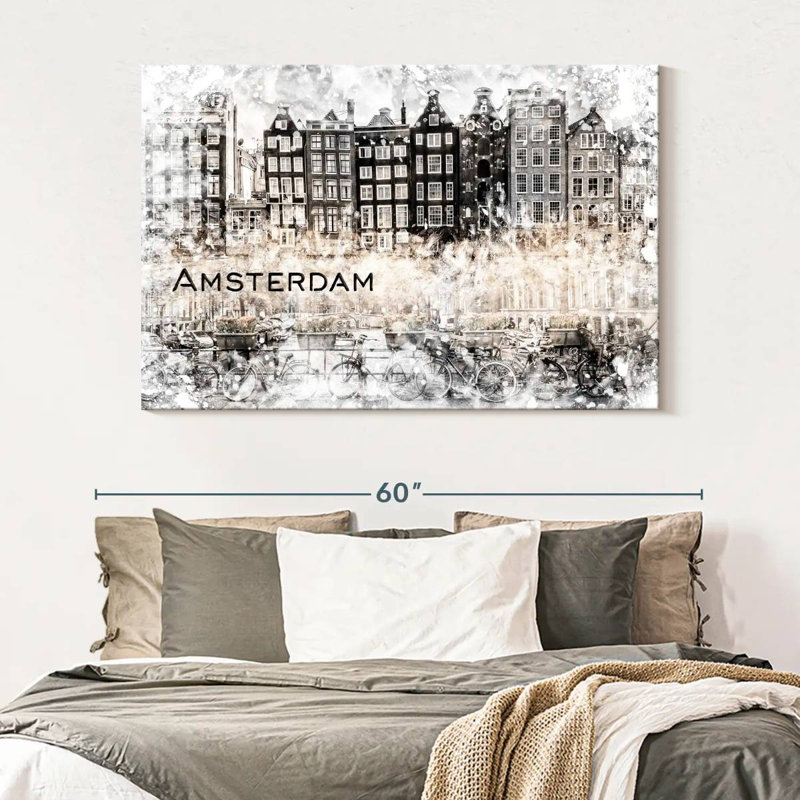 Sireci Amsterdam Collage, 34" H x 51" W