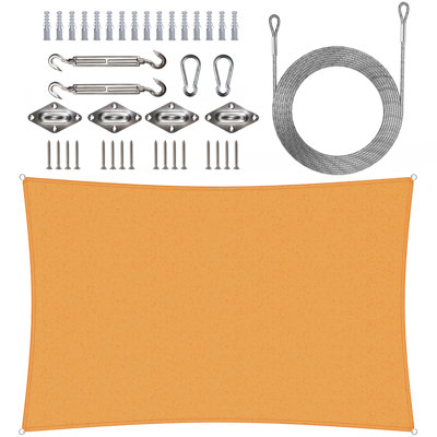 12' x 7' Rectangle Shade Sail