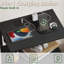 40 cm W Steel Bedside Table