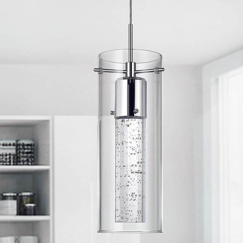 Alterma 1 - Light Chrome LED Single Pendant